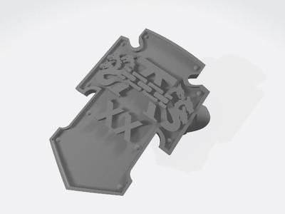 40k Alpha Legion Shield