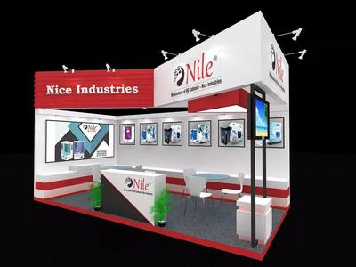 6mtr x 3mtr 2 side open exhibition model