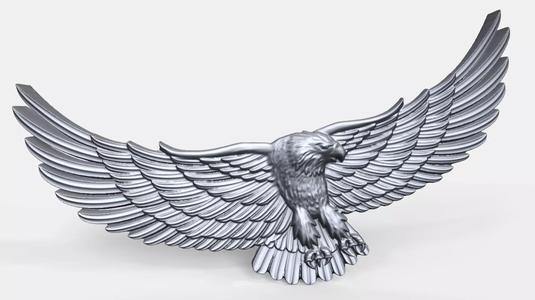 Eagle bas relief