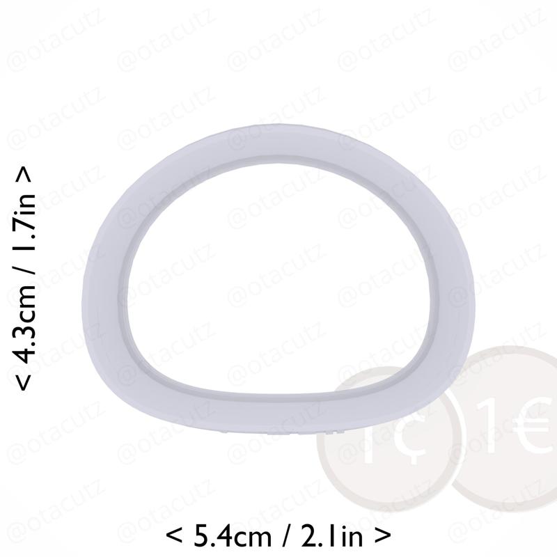 Mochi Cookie Cutter 1.75in / 4.4cm