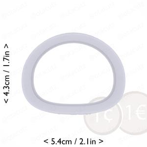 Mochi Cookie Cutter 1.75in / 4.4cm