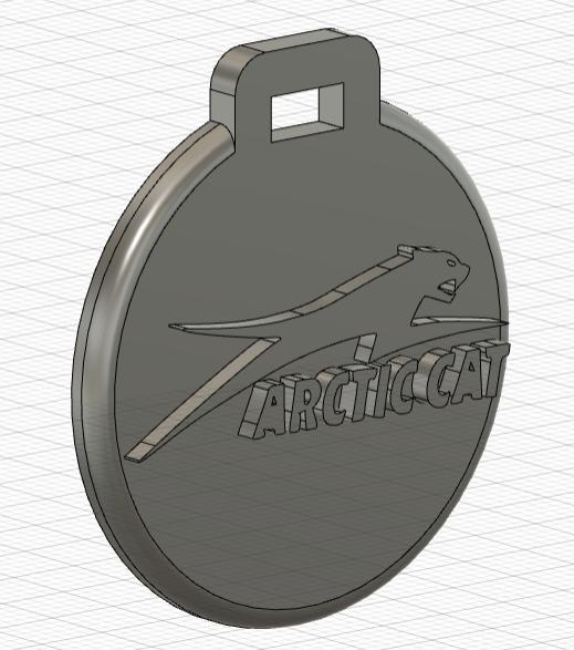 Pendentif porte clé Artic cat / Artic cat Key ring ornement