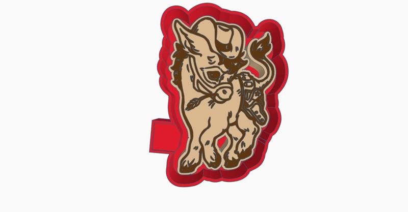 Cute Cowboy Donkey Air Freshener Mold