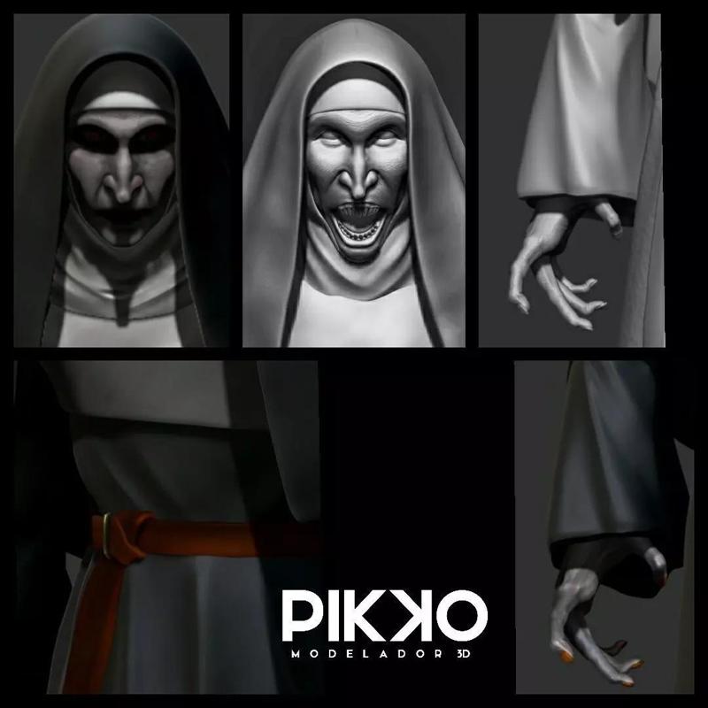 The Nun star wars statue