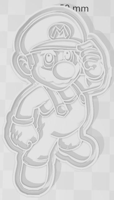 super mario cookie cutter