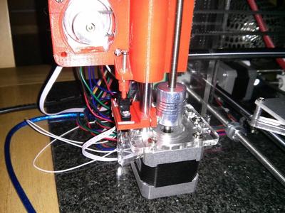 Prusa i3 Z axis mount for optical endstop