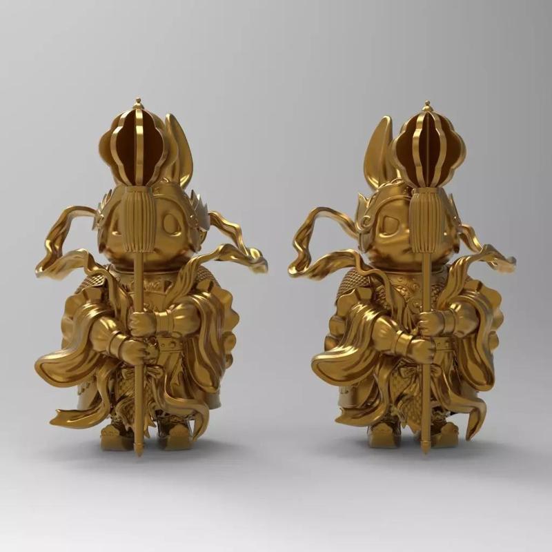 Cute Bunny Door Gods in 3D Adorable Models to Protect Your Home