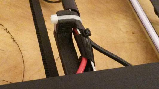 Wanhao duplicator i3 heatbed cabling strain relief