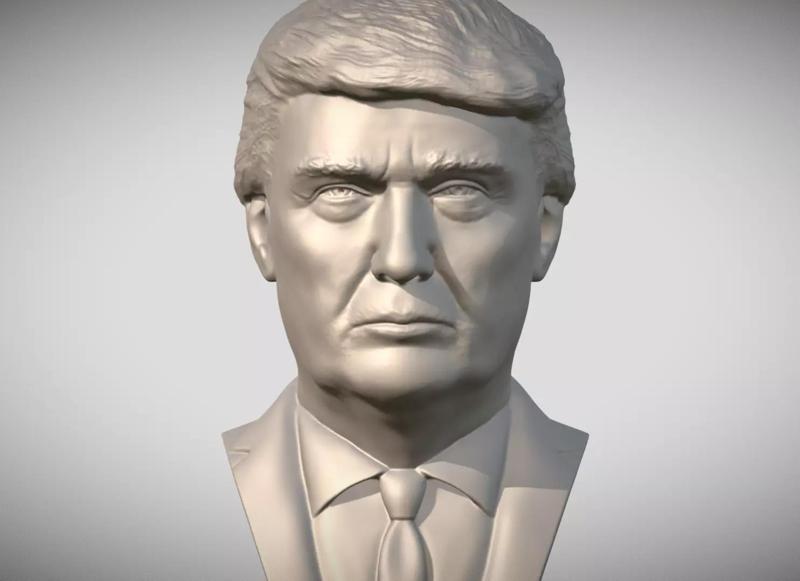 Donald Trump bust for 3D printing
