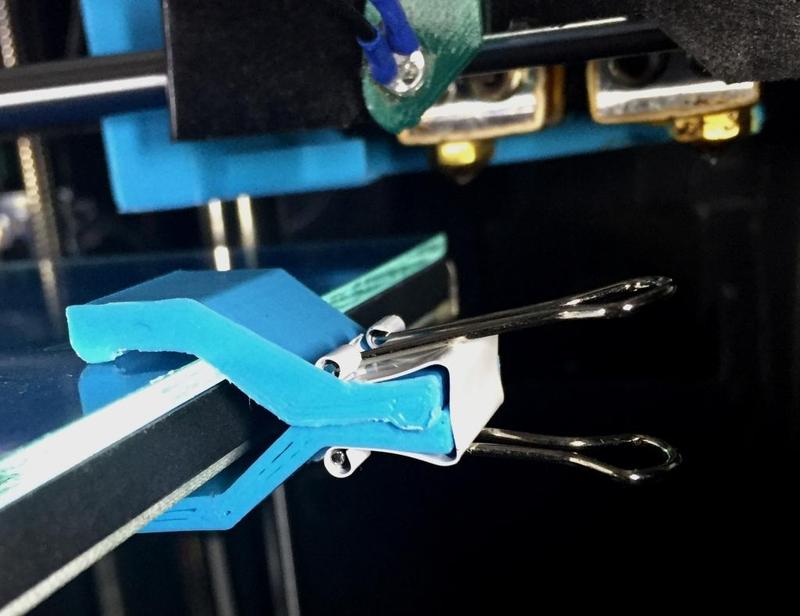 Micro Binder clip 16mm for FlashForge Creator Pro 2016