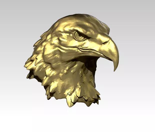 Eagle head bust statue Detailed Realistic