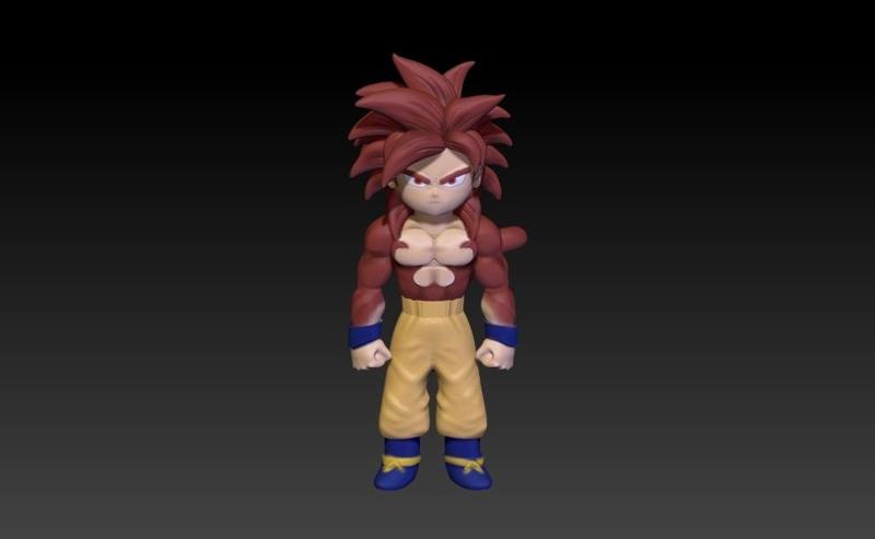 Goku Super Saiyan 4 Daima - Dragon Ball GT