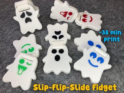 Halloween Ghost Flip and Slip Fidget Toy (38 mins)