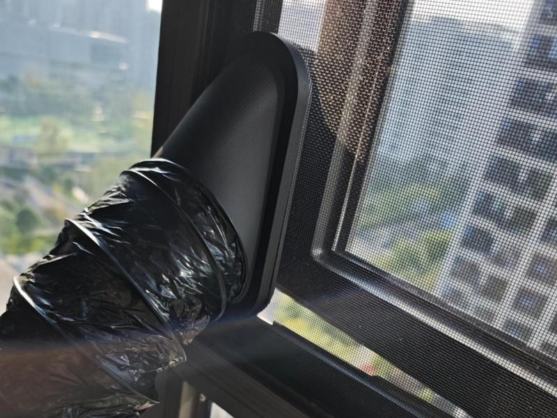 Outward Opening Window + Three-Section Screen Window Outdoor Exhaust Vent