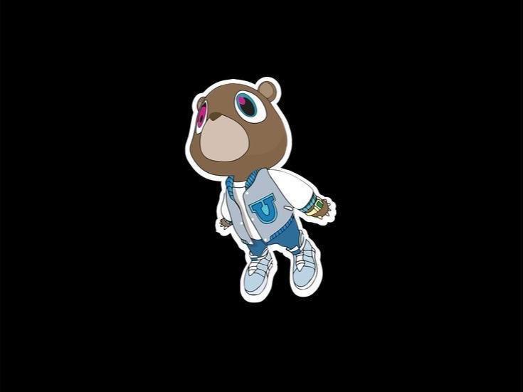 Kanye’s iconic Dropout Bear lightbox