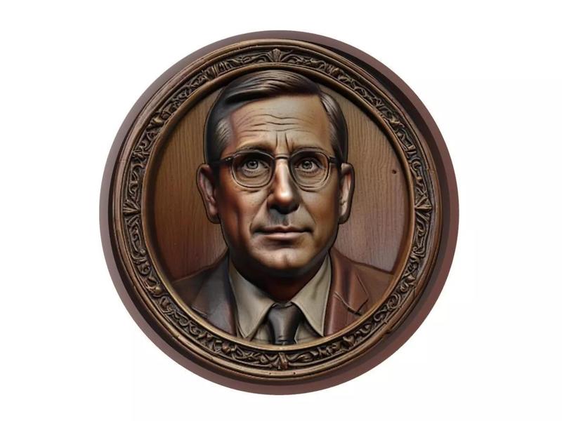 Steve Carell Medallion