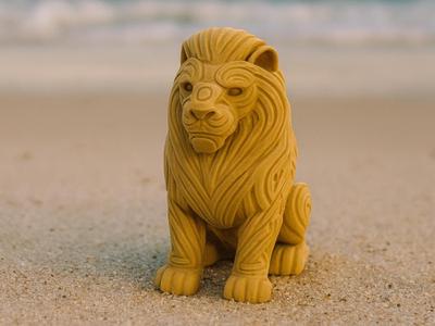 Majestic Ornamental Lion Guardian