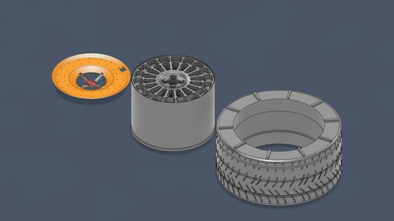 Lancia Delta Integale wheels kit 1/24