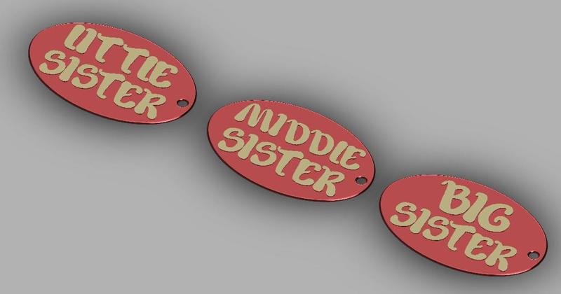 Big Middle Little Brother, Sister Tags