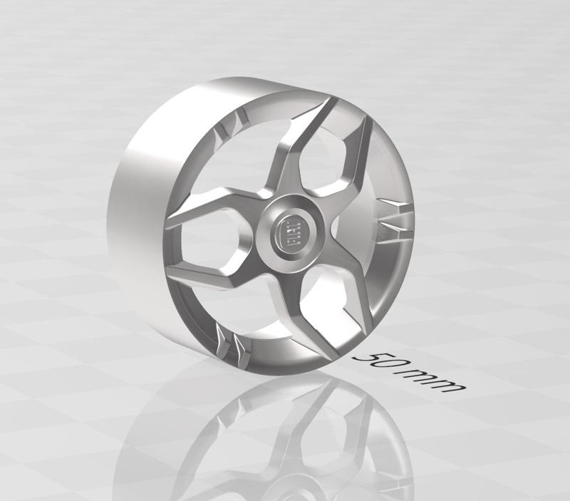 Fiat Stilo Schumacher wheels for scale model 1/18 1/24 etc.