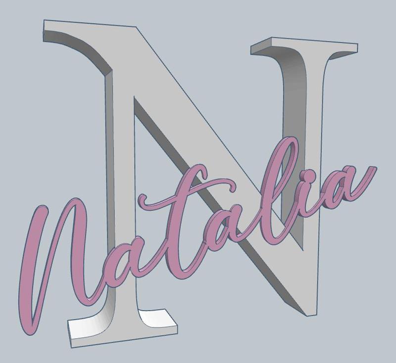Name Natalia / Letter N / Letter N