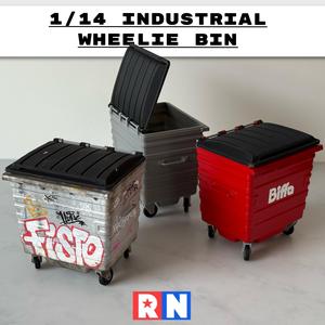 1/14 industrial wheelie bin