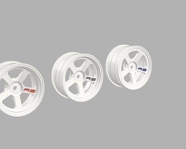 Audi RS, FORD RS rims Tamiya 1/10 TT-02, XV-01 Rally Carten