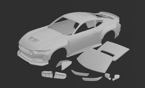 Mustang RTR 1/24 RC Body