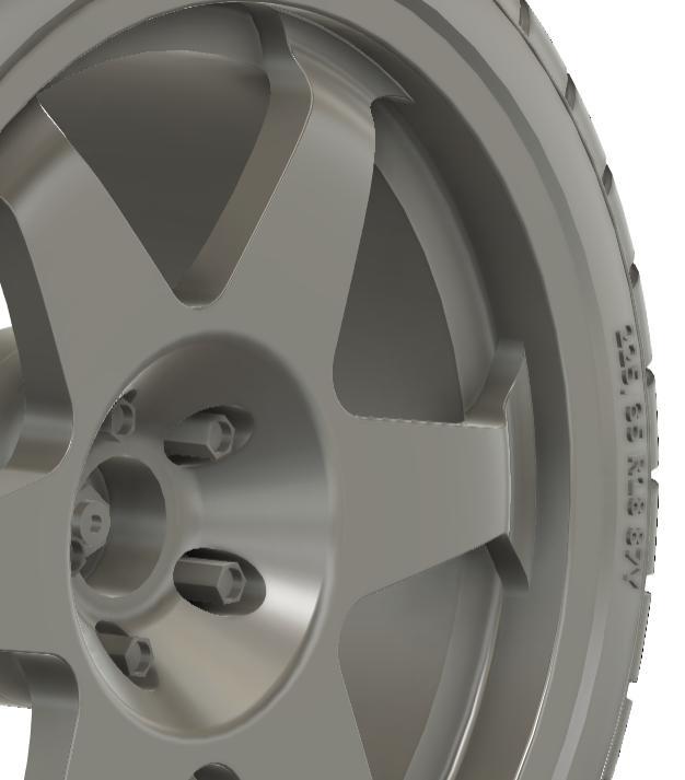 1/24 18x8 Speedline Corse Type 2013C wheels (Special Edition) for Subura Impreza 22B