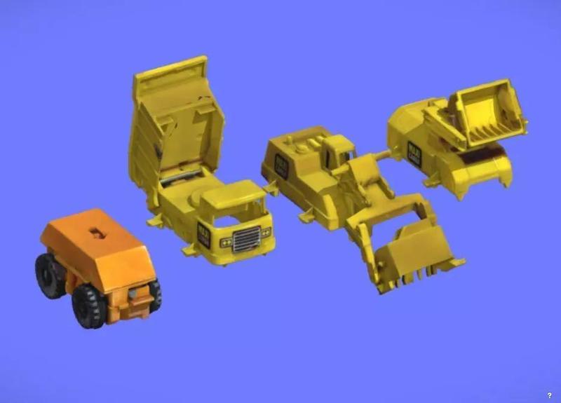 80s MAXI-CARGO TOY CARS - 3D SCAN