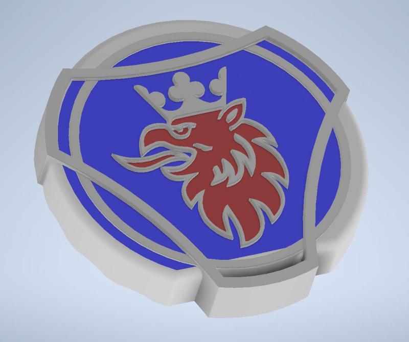 Couvre sellette Scania 1/14 - camion Tamiya 1/14 Fifth wheel cover