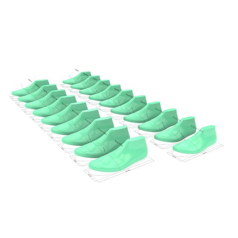 digital 3D model sport air max men shoes last  size:39eu/6us to 48eu/15us