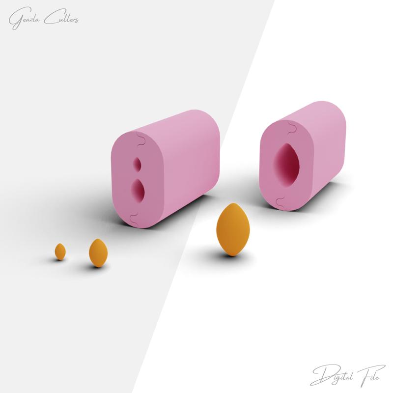 Football Ball Bead Roller For Polymer Clay, Ball Shape Bead Making Tool, Polymer Clay Tool, 3 Sizes Included, Digital STL File, No: 725