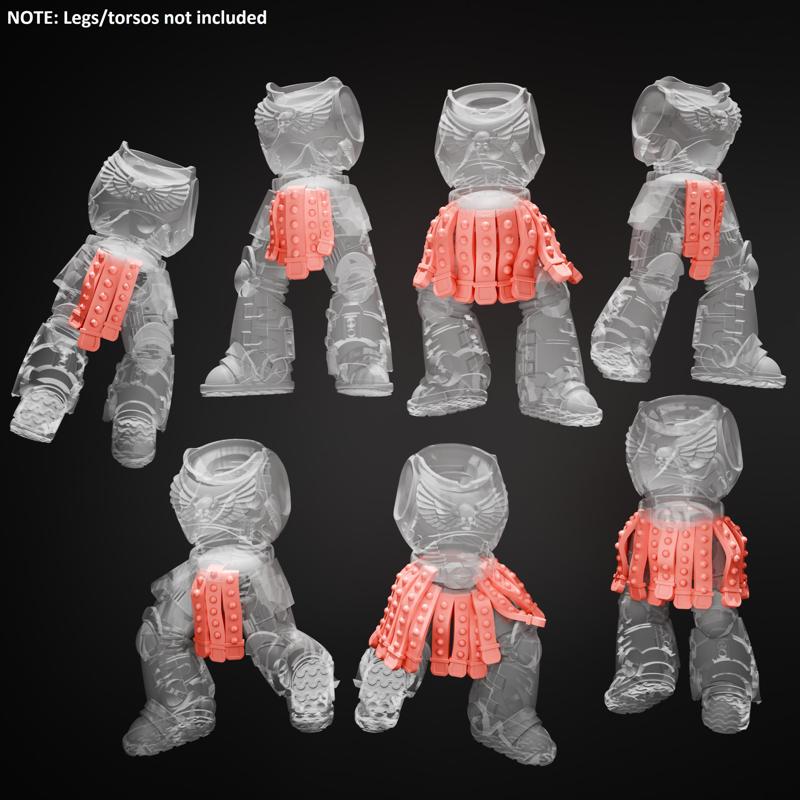 Greek Hoplite SciFi Soldiers - Pteruges / Tabards