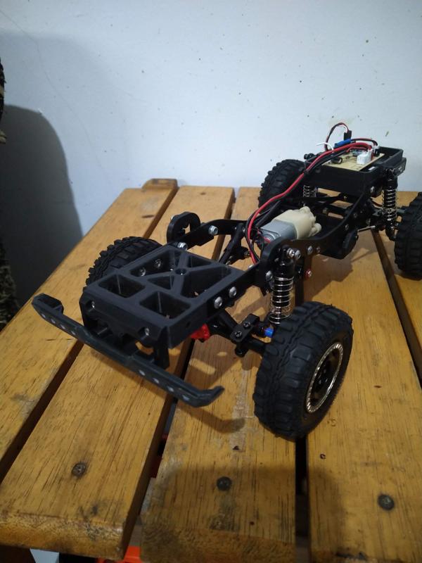 WPL C24 rear body mount and rear Bumper