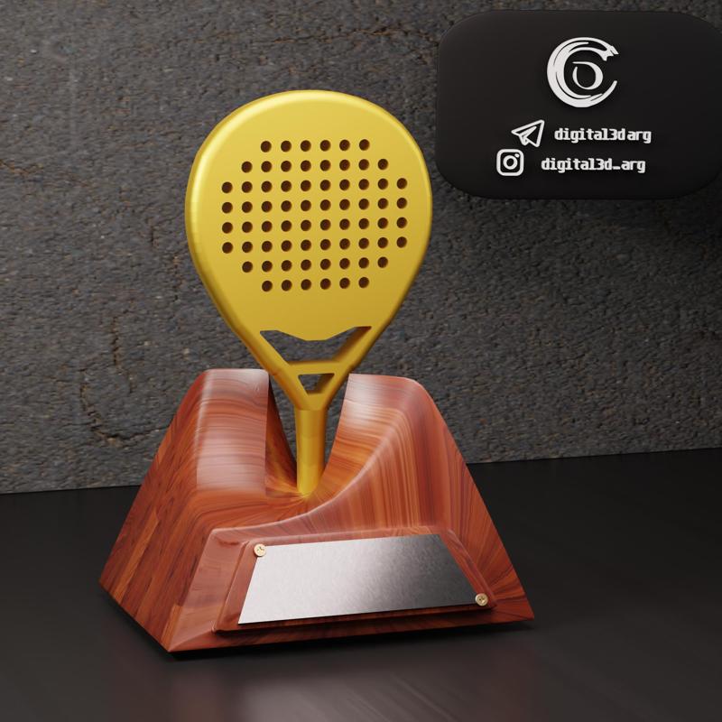 CUSTOMIZABLE PADEL TROPHY 🎾🥎🏓🏸 04