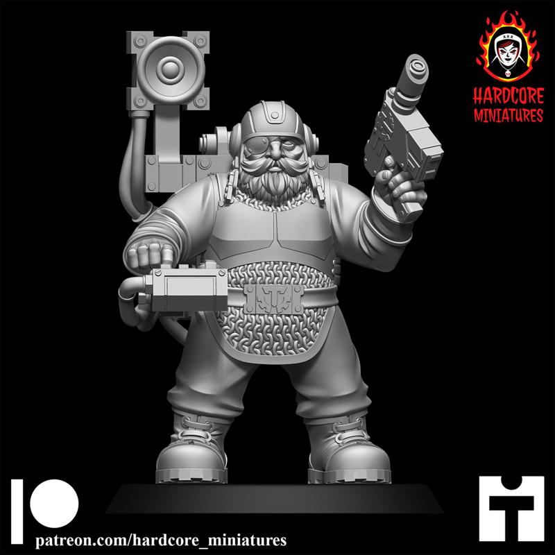 Space Dwarf Musician #3
