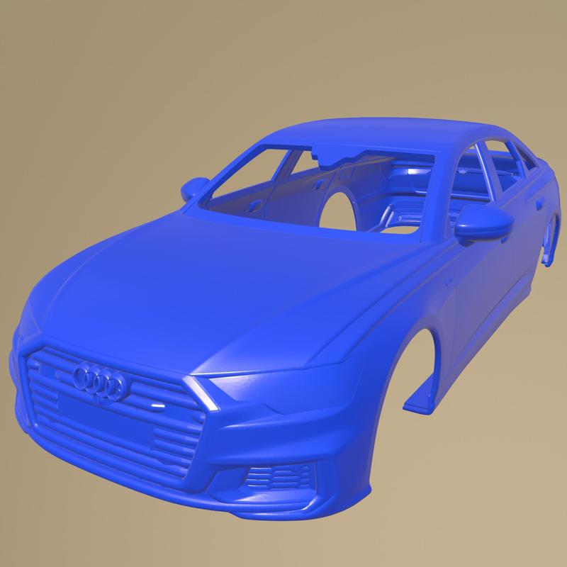 Audi A6 S-Line 2019 PRINTABLE CAR BODY