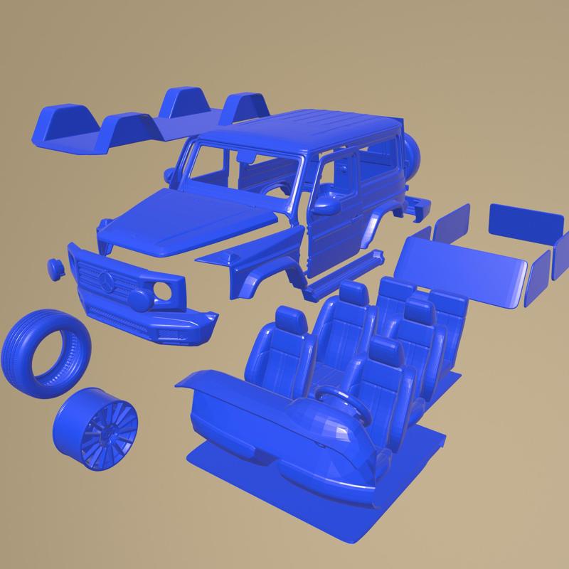 Mercedes Benz G 550 W463 2020 Printable In Separate Parts