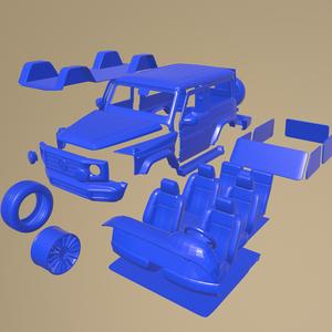 Mercedes Benz G 550 W463 2020 Printable In Separate Parts