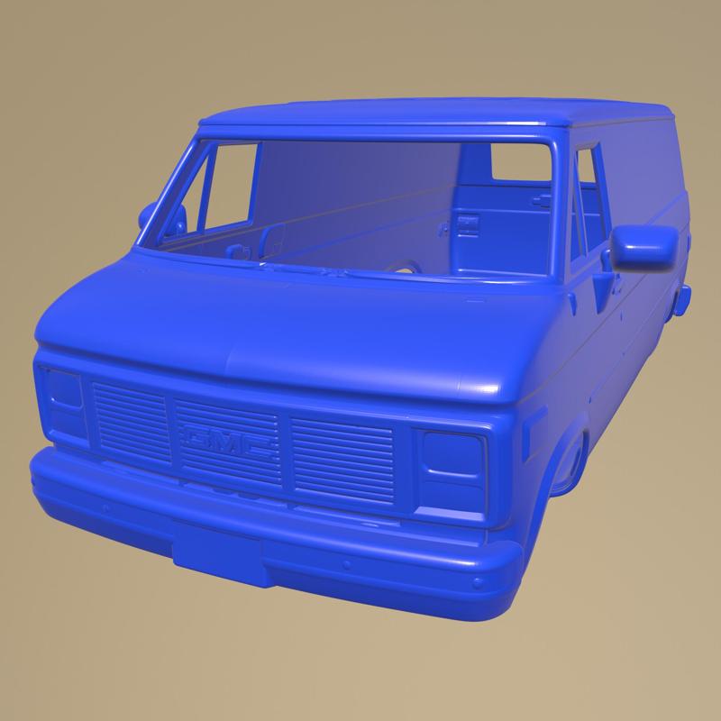 GMC VANDURA G 1500 1983 PRINTABLE VAN BODY