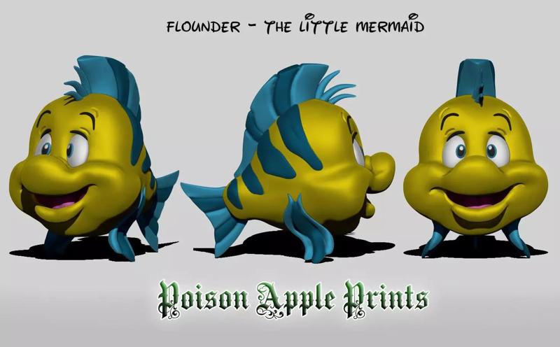 FLOUNDER - THE LITTLE MERMAID