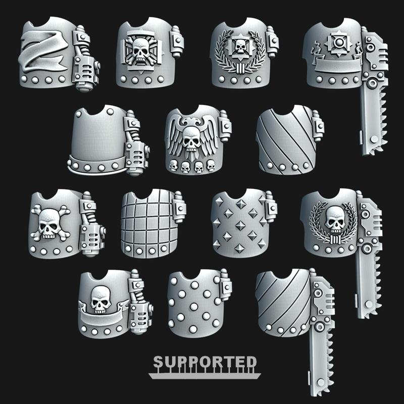 Detailed Termie Fist Covers