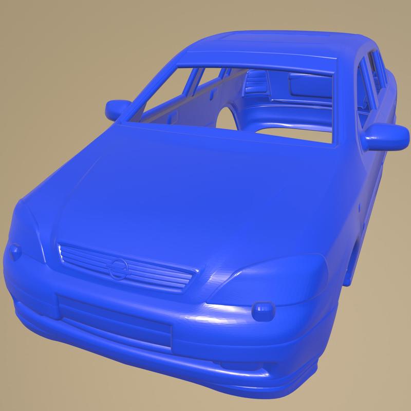 Opel Astra G liftback 1998 PRINTABLE CAR BODY