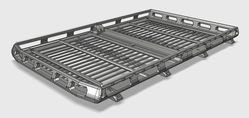 Axial SCX10 Jeep JK - Roofrack 160 x 250 mm