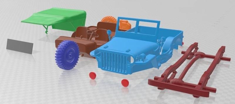 Jeep Willys MB Printable Car