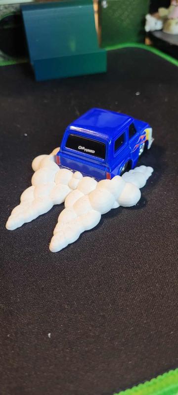 Car Tuned Burnout Smoke, Hot Wheels