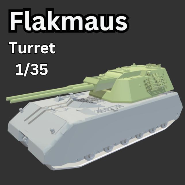Flakpanzer Flakmaus 1/35 Turret ONLY!