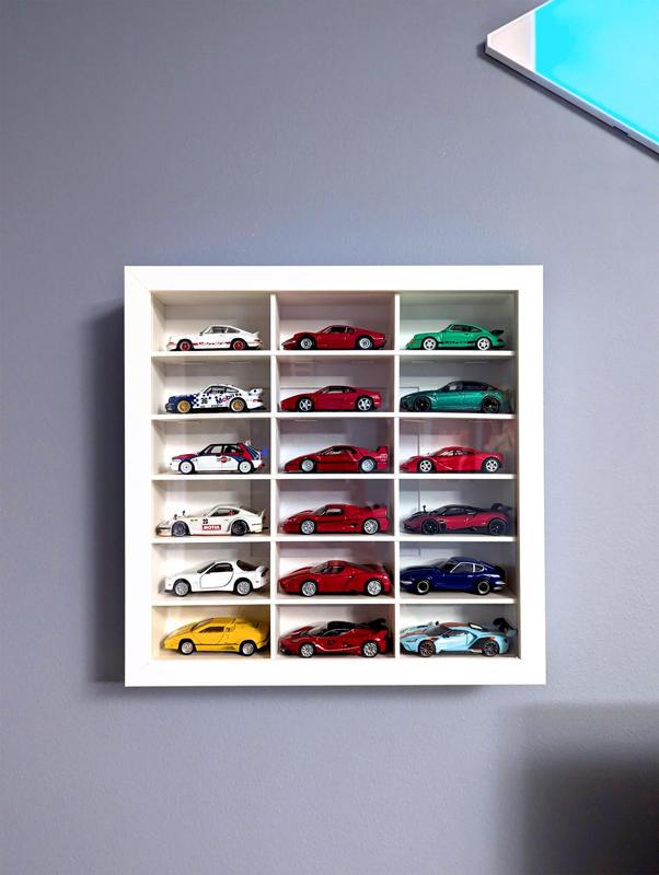 1/64 Diecast Cars Divider for IKEA Sannahed Frame