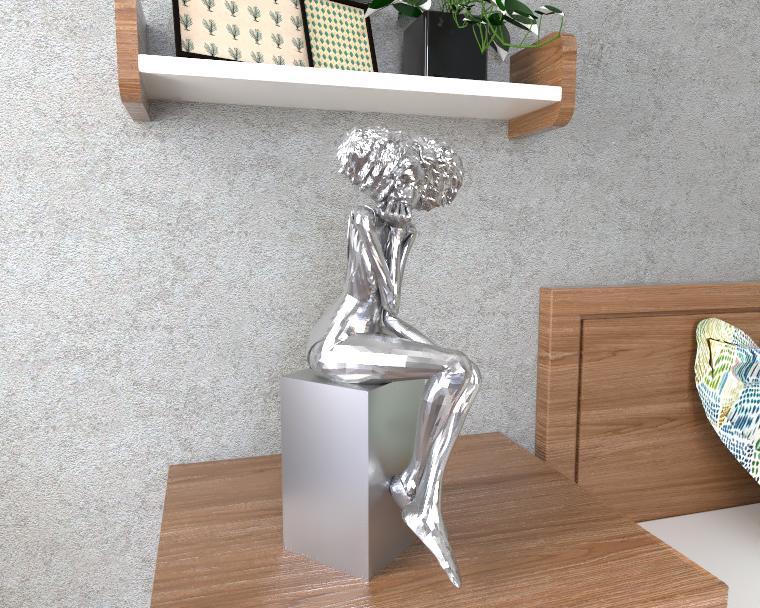 Woman Seated Sculpture